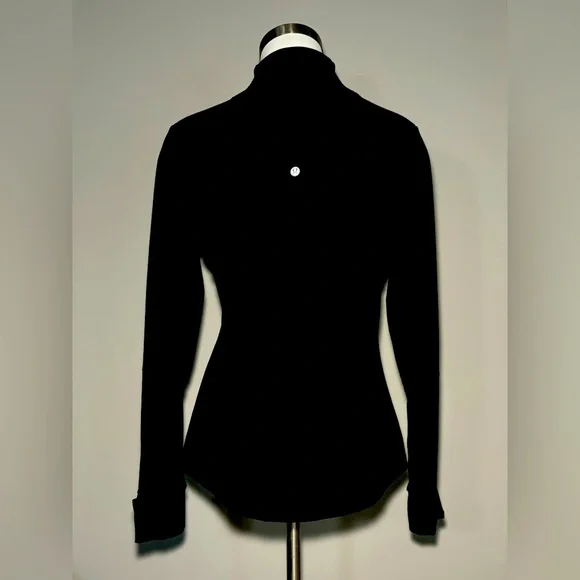 Ladies Sz 12 Black LuLuLemon Define Jacket *Luon Pre-Owned Excellent Condition - Picture 2 of 5